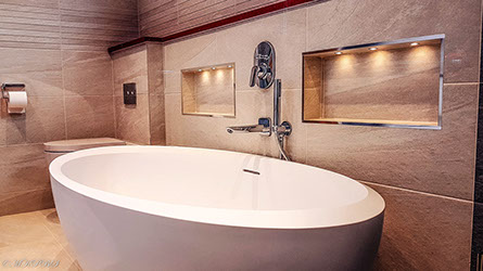 En-suites, wet rooms and spa experience.